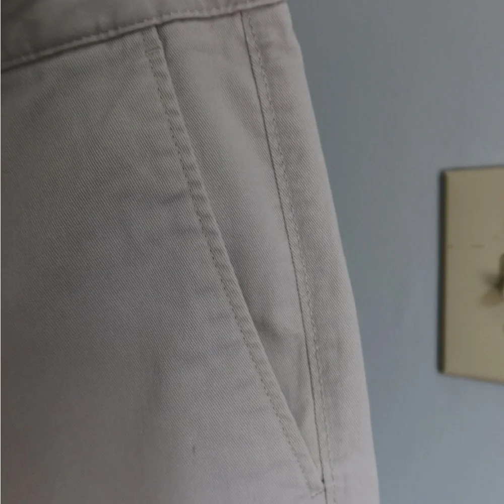 J. Crew White Chino Pants‎ Straight-Leg Cotton